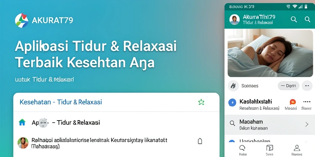 Antarmuka pengguna AKURAT79 yang sederhana dan menenangkan.