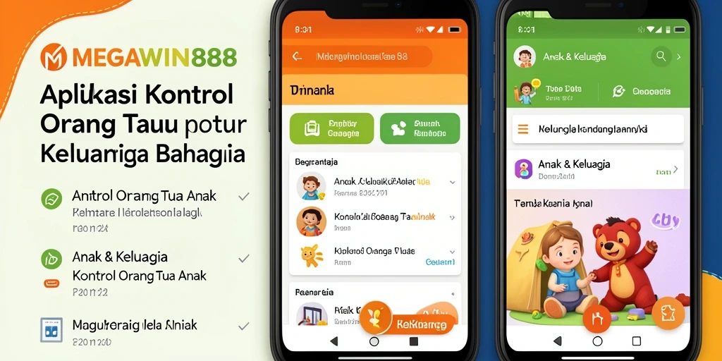 Antarmuka MEGAWIN888 yang mudah dipahami untuk kontrol orang tua.