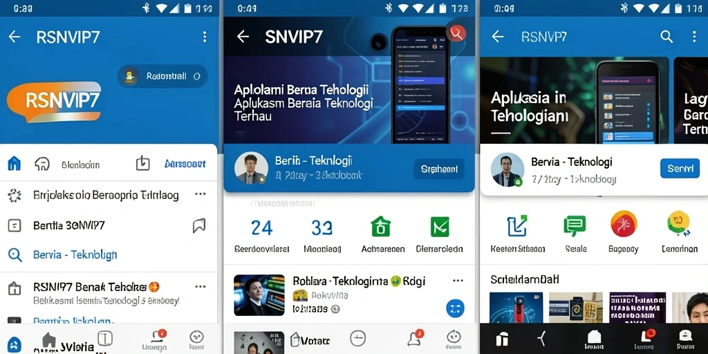 Tampilan antarmuka utama RSNVIP7 yang informatif dan menarik.